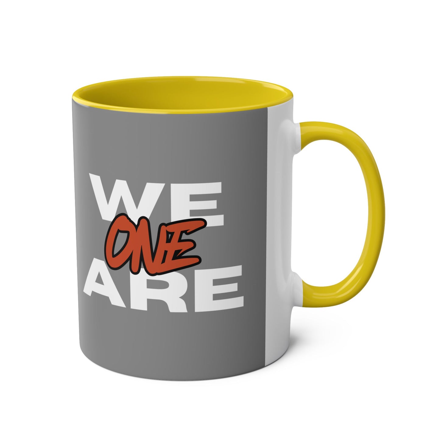 Two-Tone Coffee Mug - We Are One Design