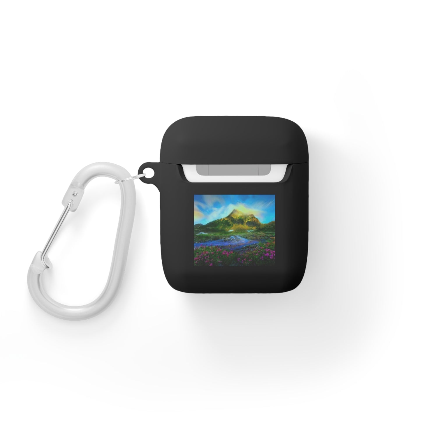 AirPods and AirPods Pro Case Cover - Mountain river design