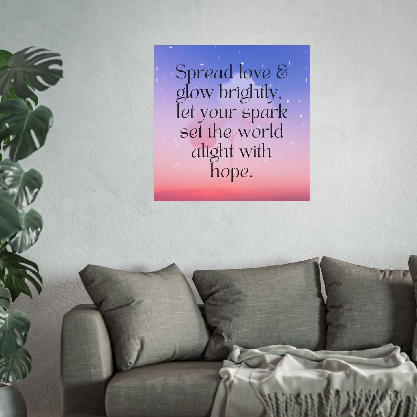 Motivational Fine Art Posters - Spread Love
