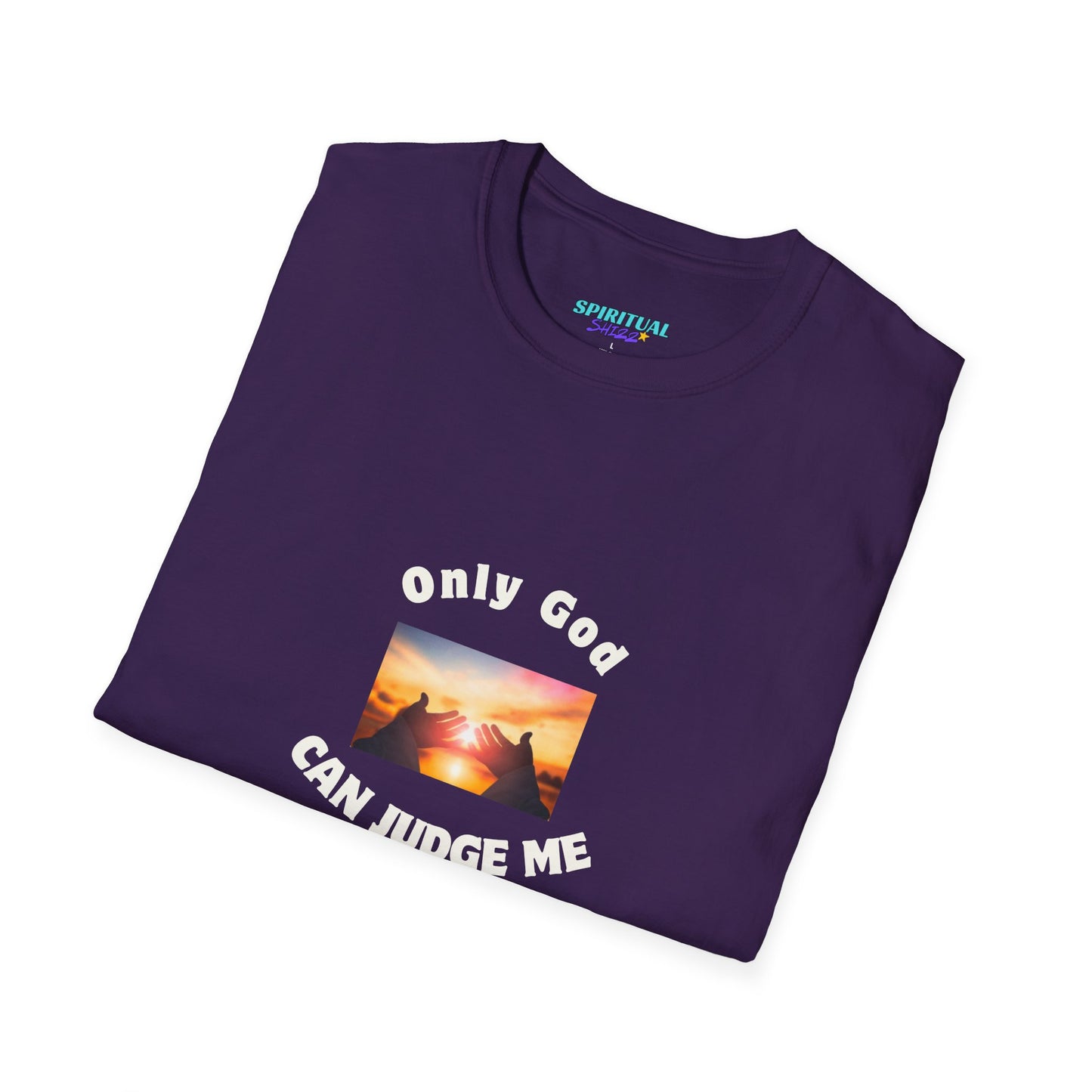 Only God Can Judge Me unisex softstyle cotton T-Shirt