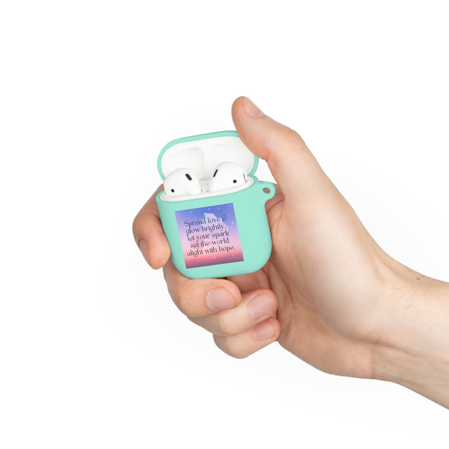 Airpods case cover - Glow Brightly Design