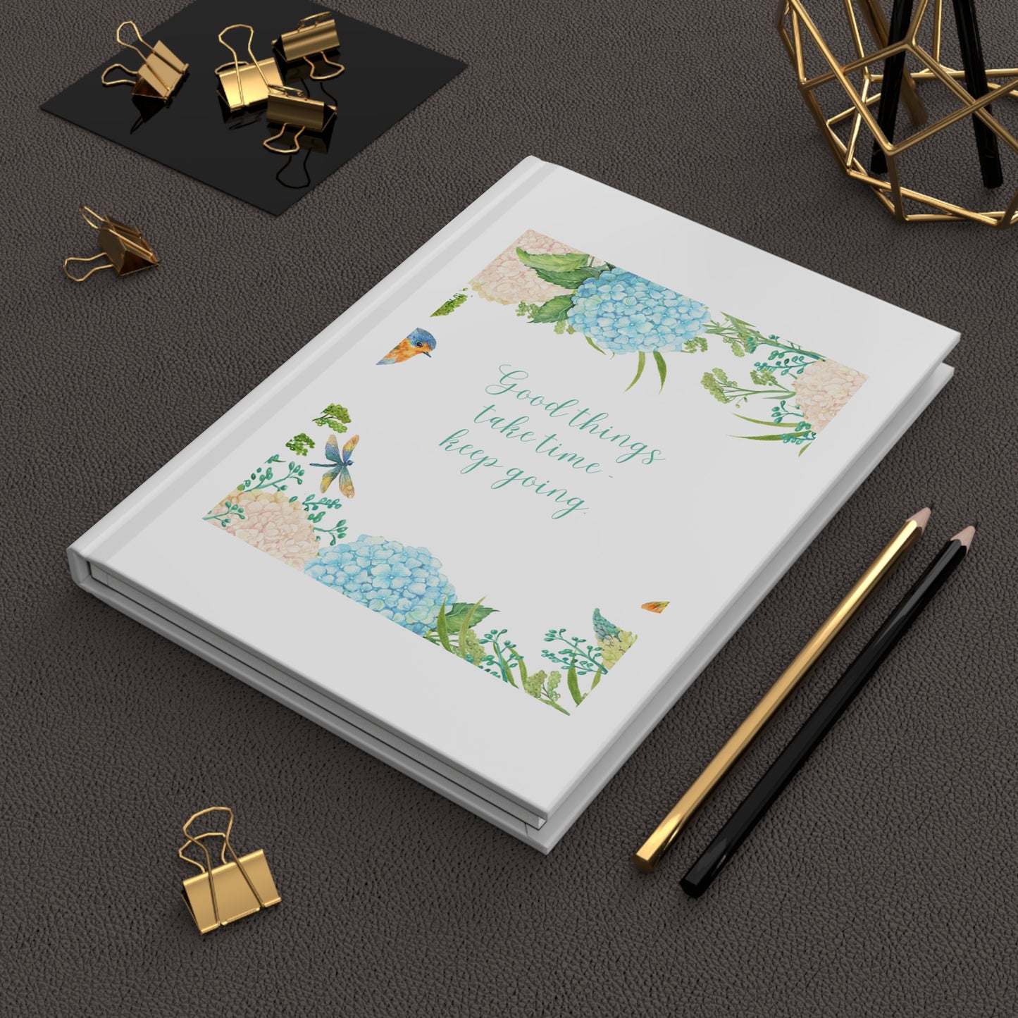 Matte Journal: Good Things Take Time Design