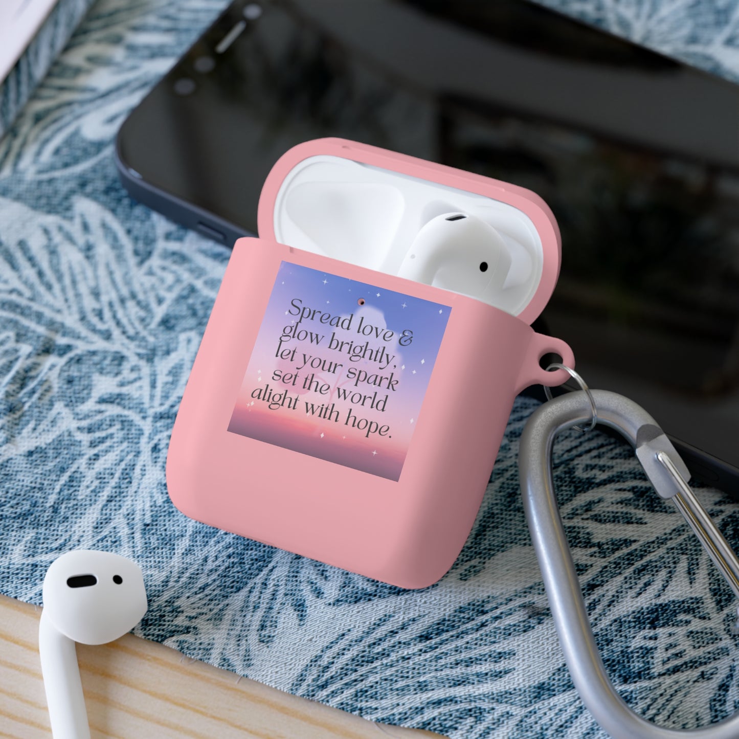 Airpods case cover - Glow Brightly Design