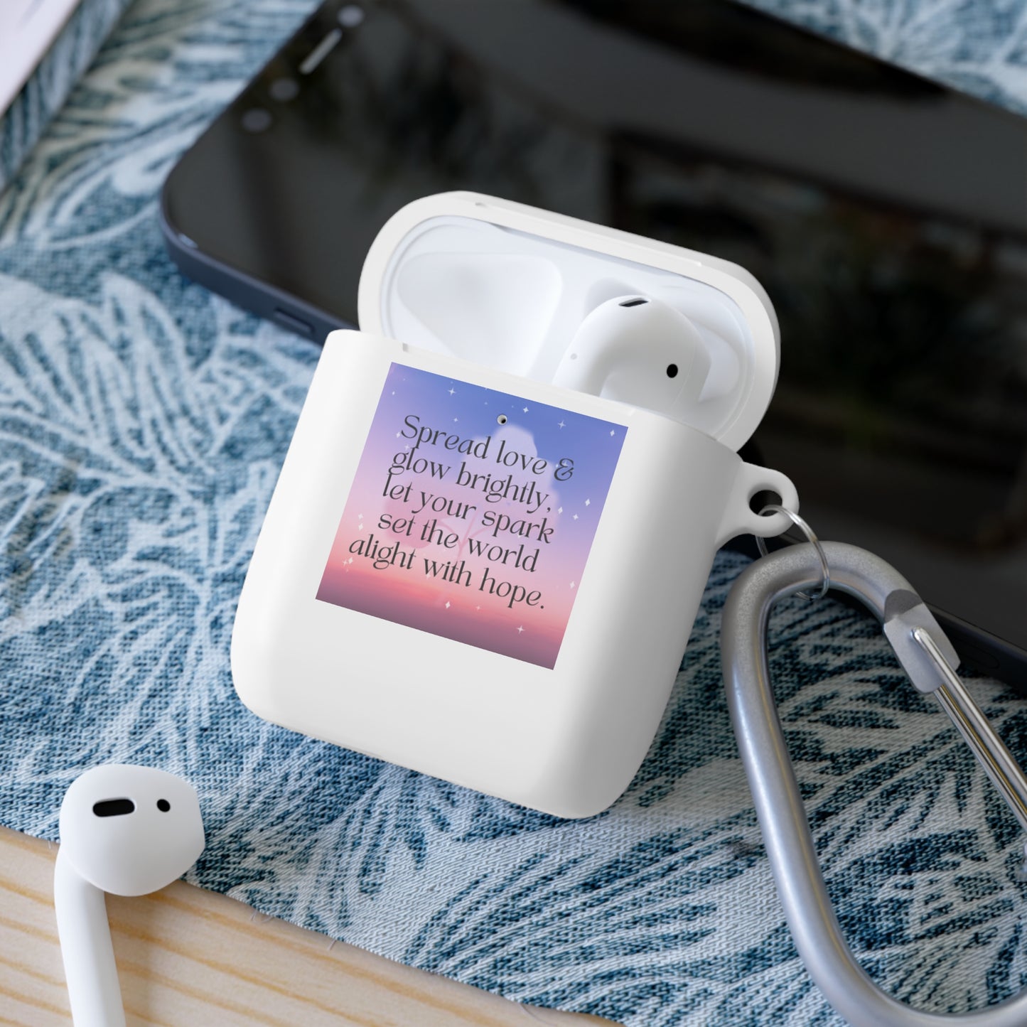 Airpods case cover - Glow Brightly Design