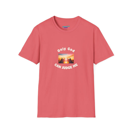Only God Can Judge Me unisex softstyle cotton T-Shirt