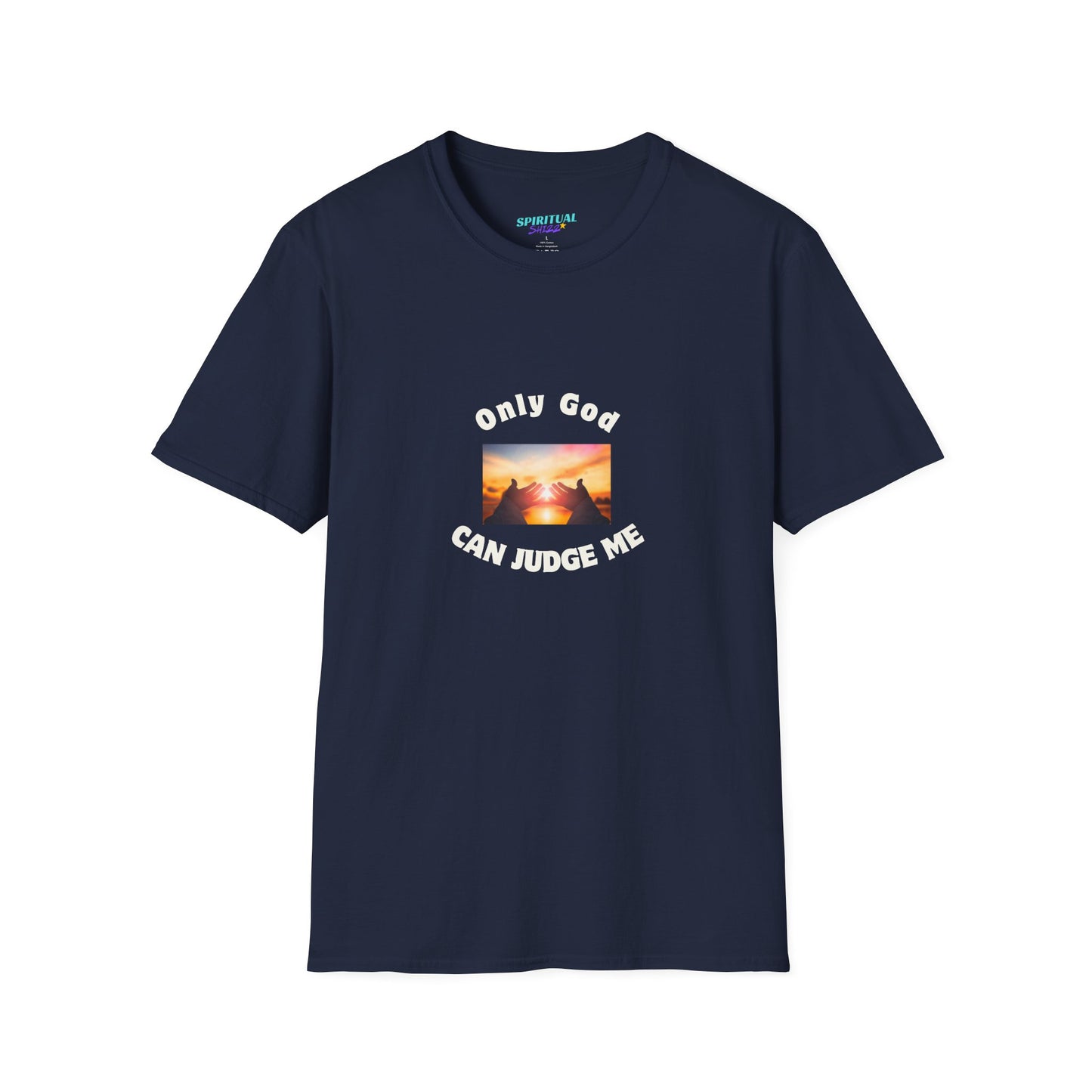 Only God Can Judge Me unisex softstyle cotton T-Shirt