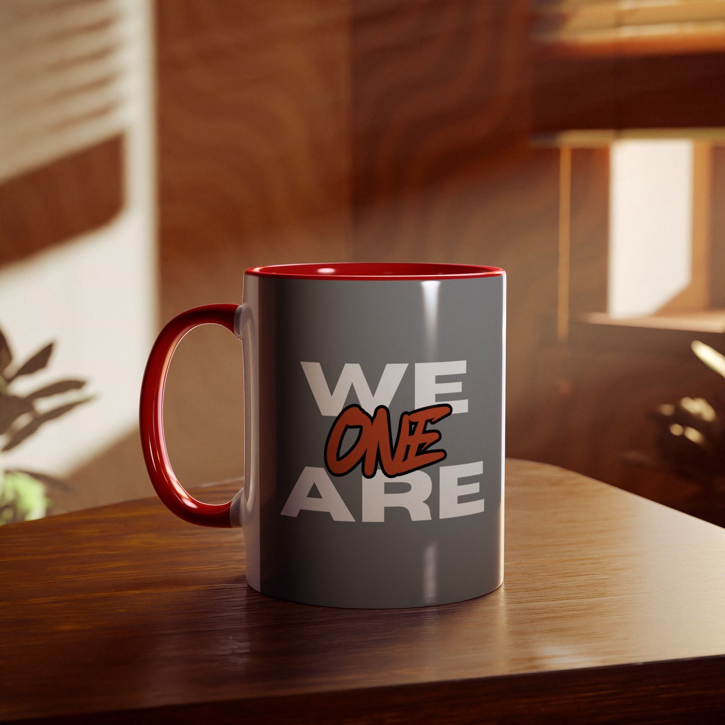 Two-Tone Coffee Mug - We Are One Design