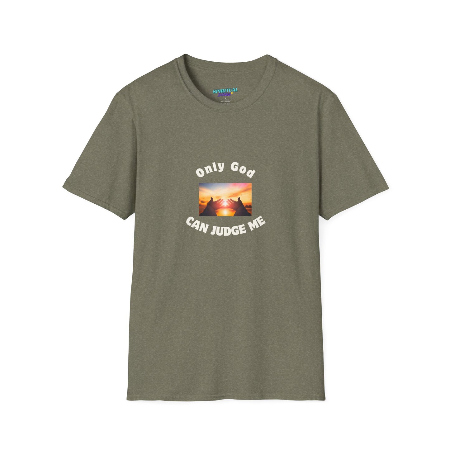 Only God Can Judge Me unisex softstyle cotton T-Shirt