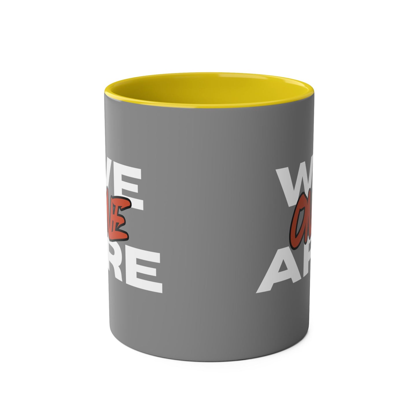 Two-Tone Coffee Mug - We Are One Design