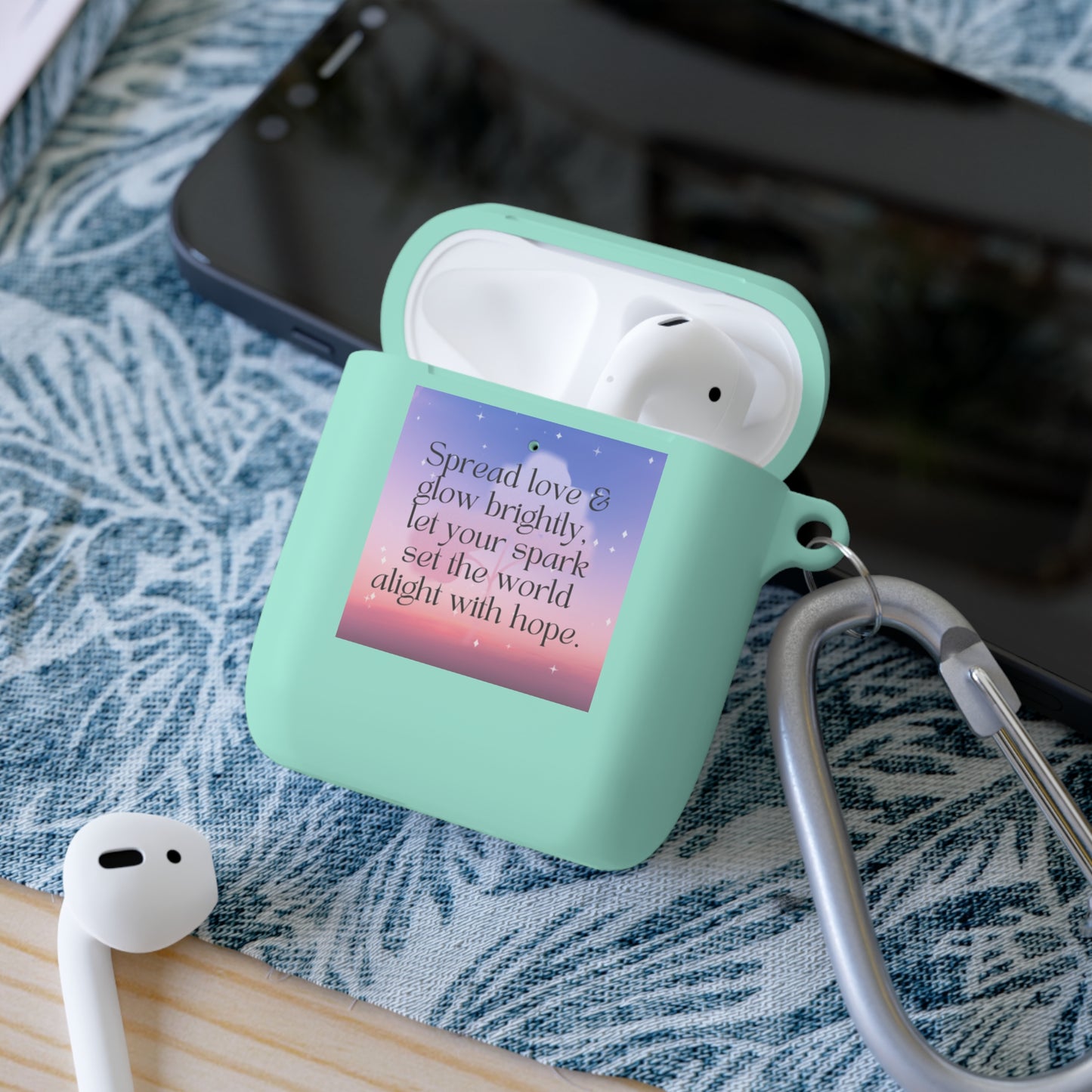 Airpods case cover - Glow Brightly Design
