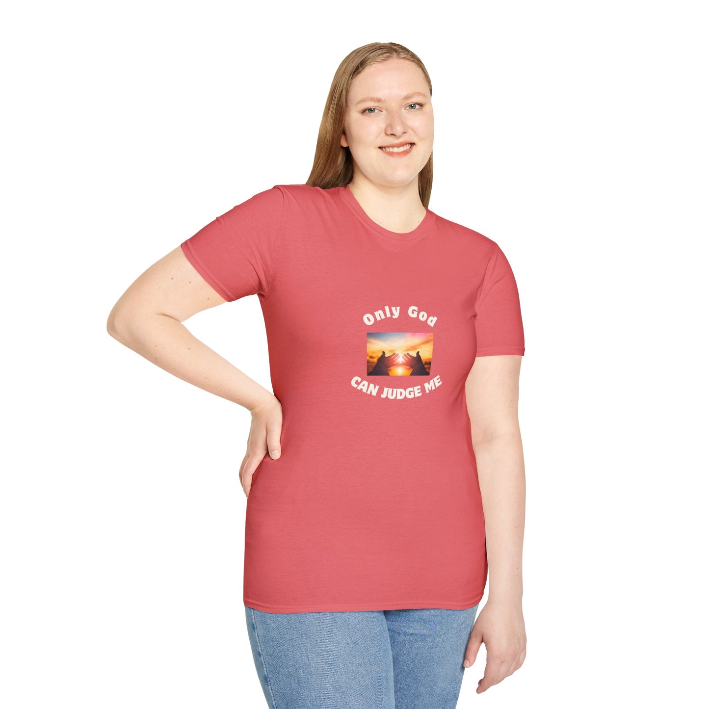 Only God Can Judge Me unisex softstyle cotton T-Shirt