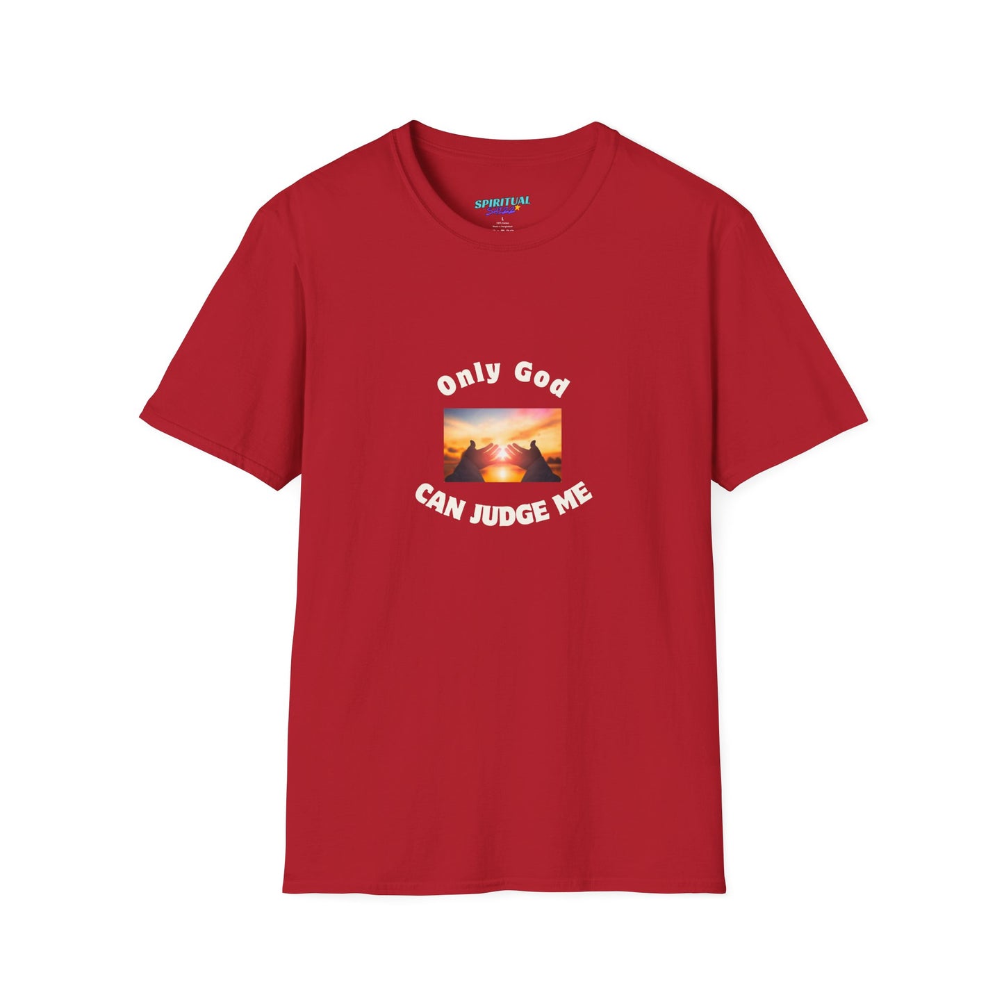 Only God Can Judge Me unisex softstyle cotton T-Shirt