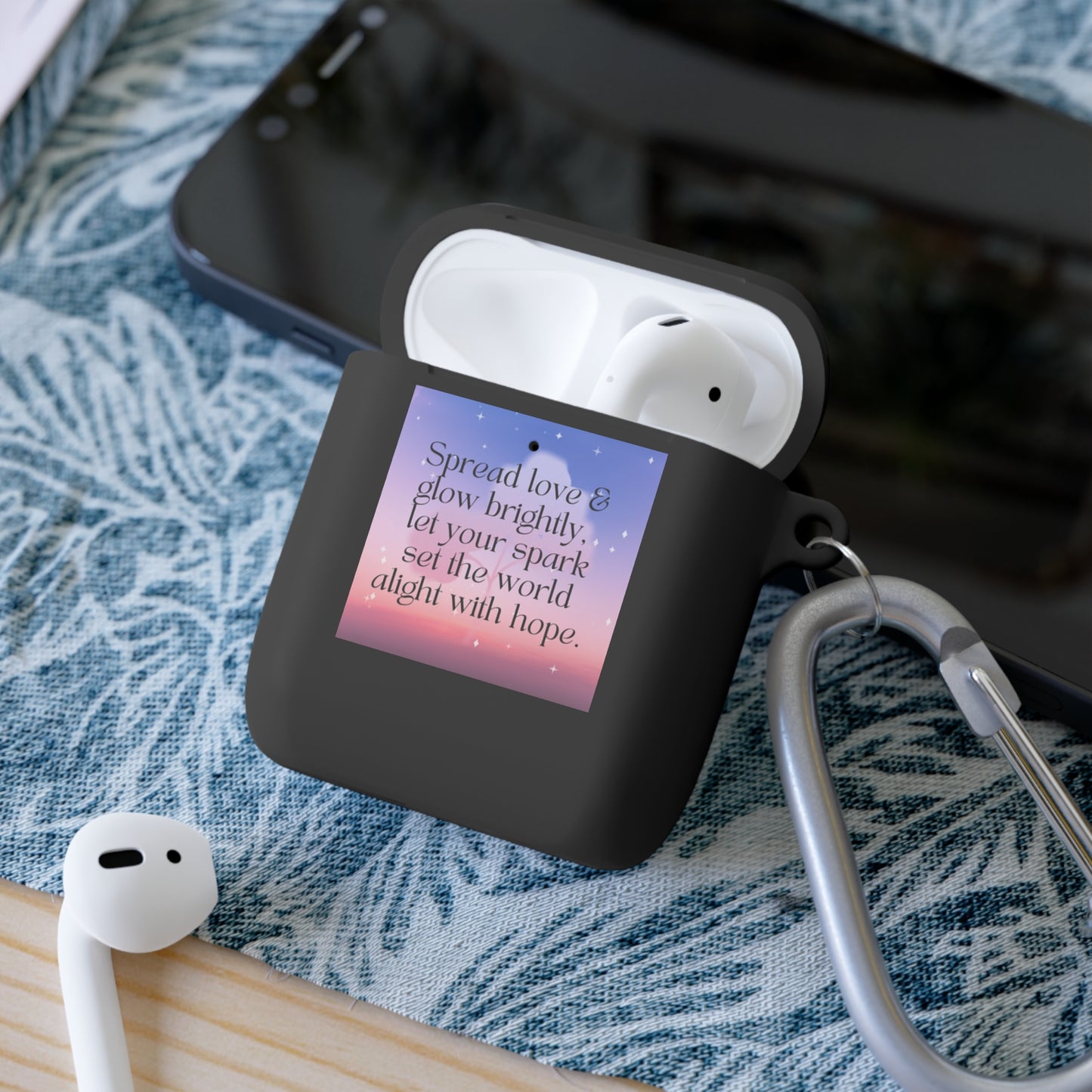 Airpods case cover - Glow Brightly Design