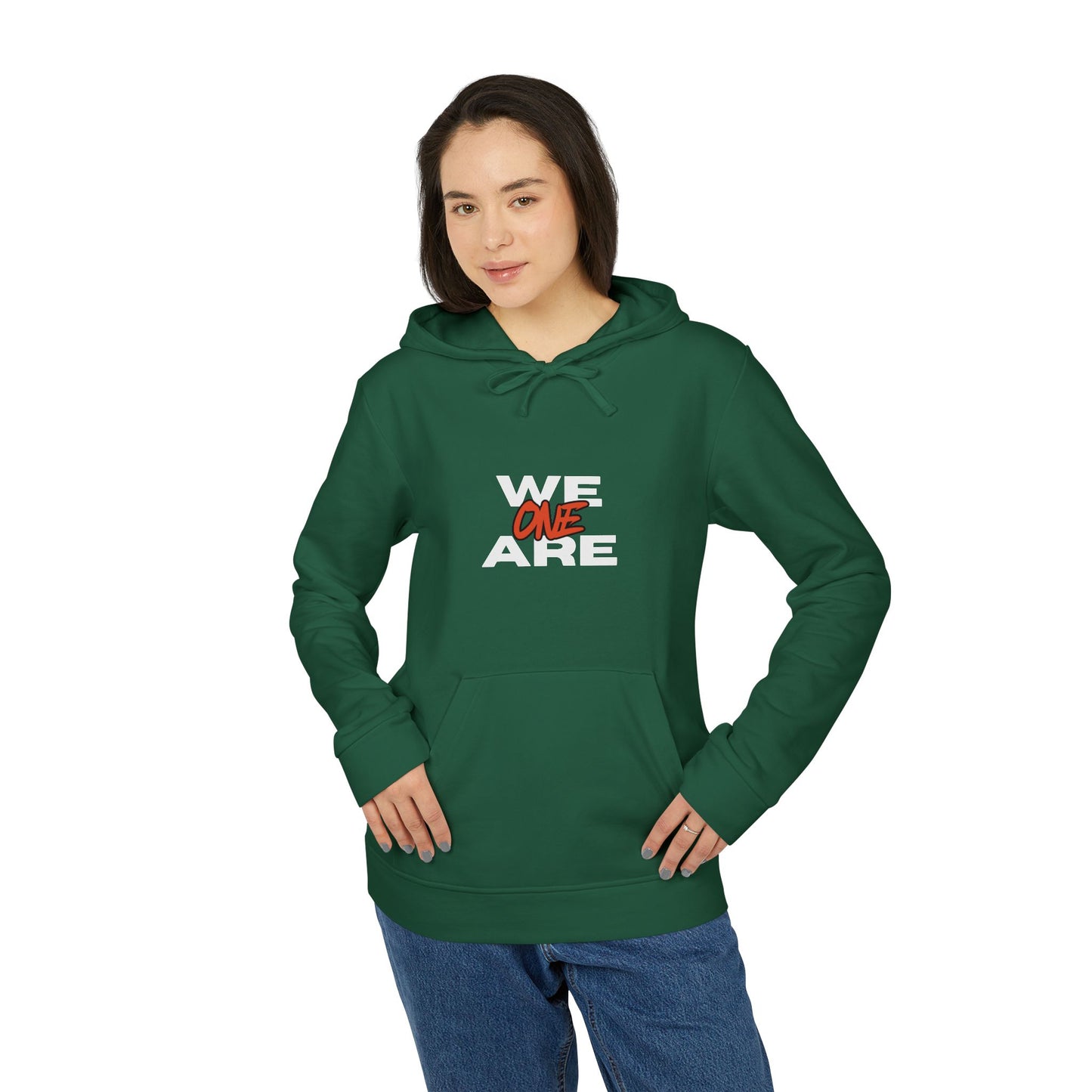 Adidas fleece hoodie - We Are One unisex design