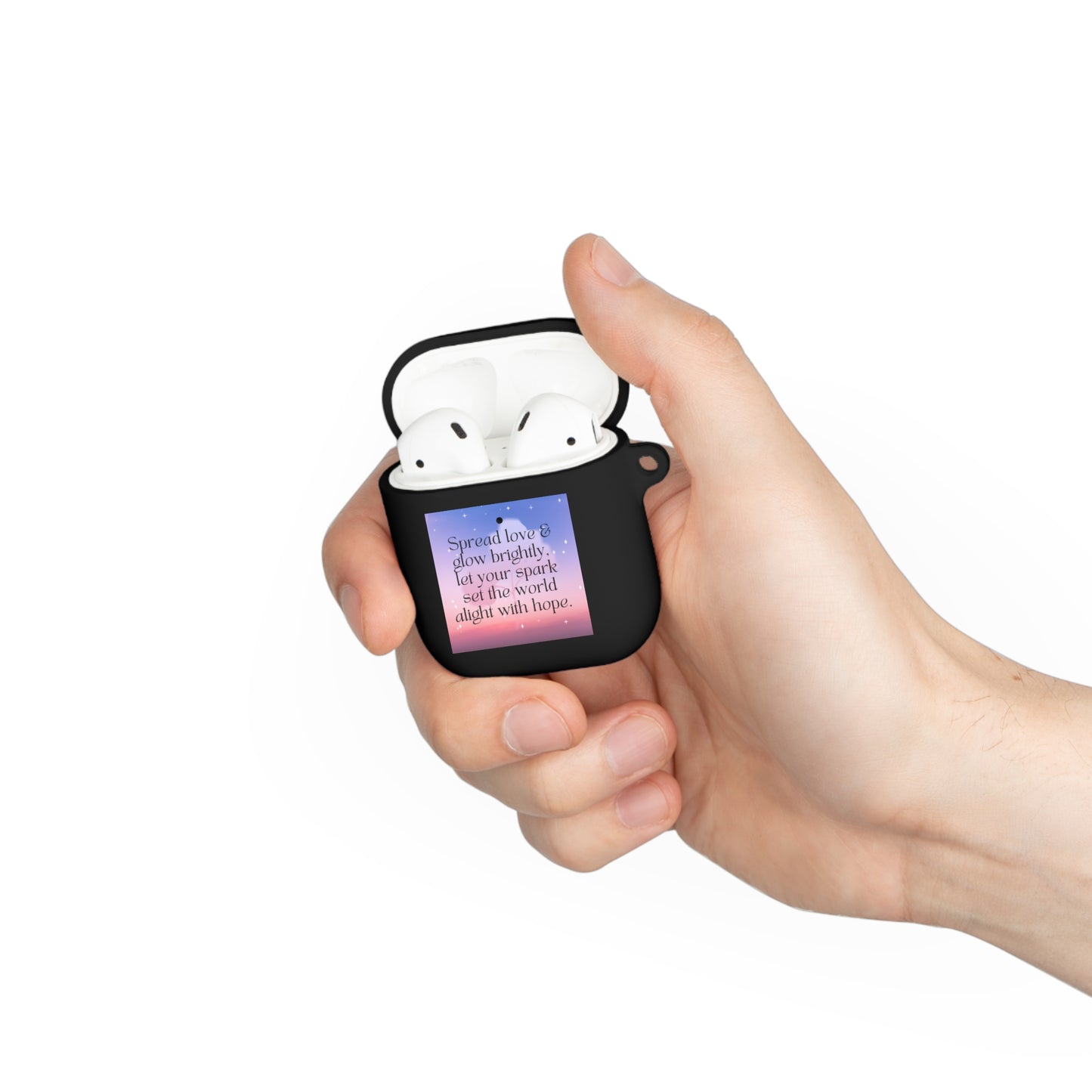 Airpods case cover - Glow Brightly Design
