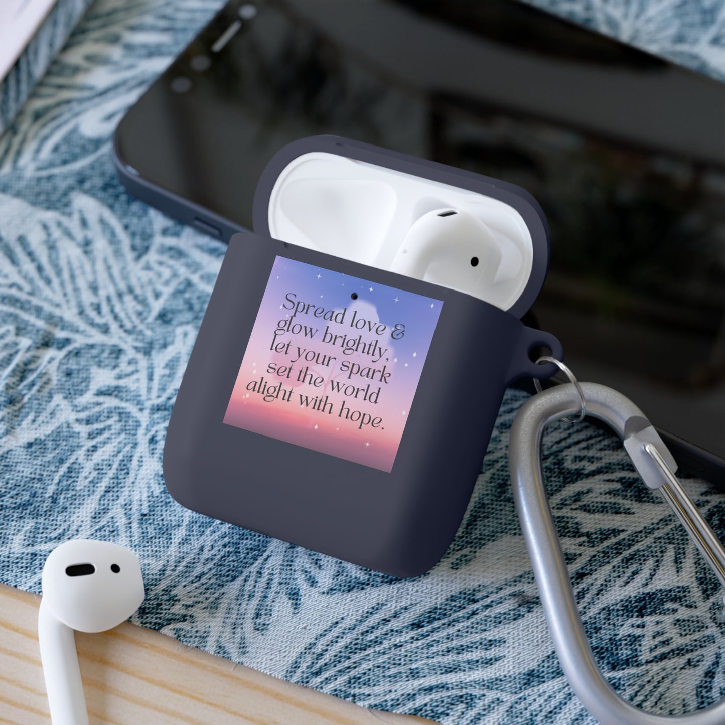 Airpods case cover - Glow Brightly Design