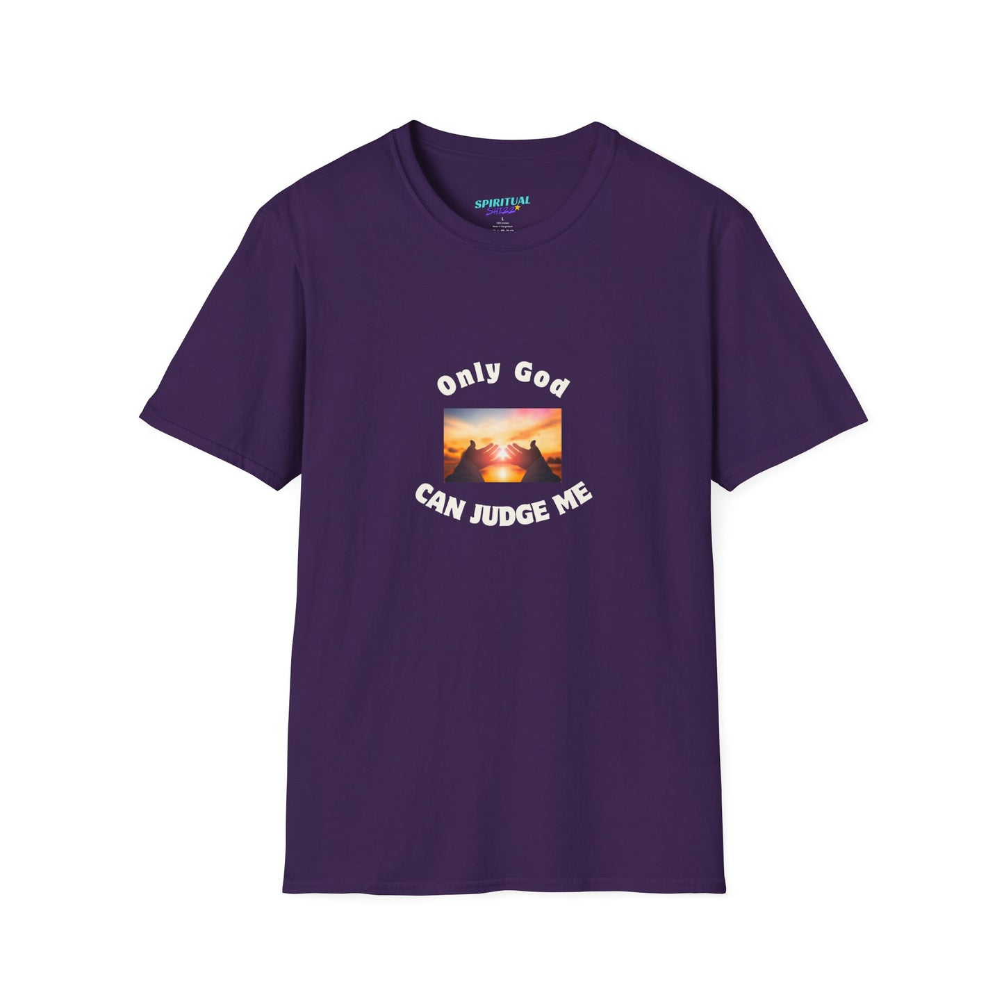 Only God Can Judge Me unisex softstyle cotton T-Shirt
