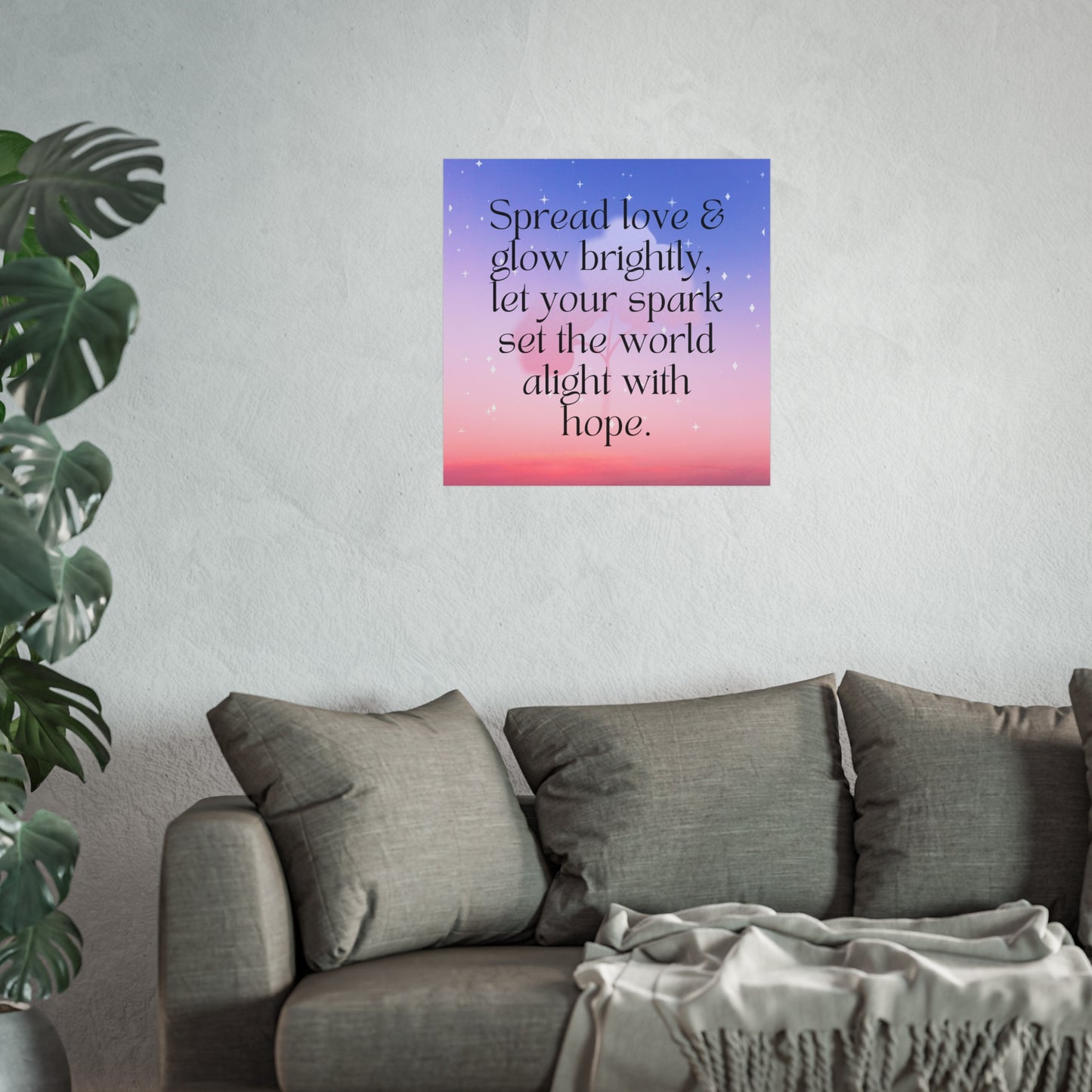 Motivational Fine Art Posters - Spread Love