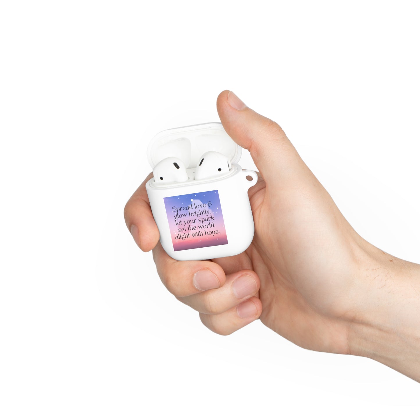 Airpods case cover - Glow Brightly Design