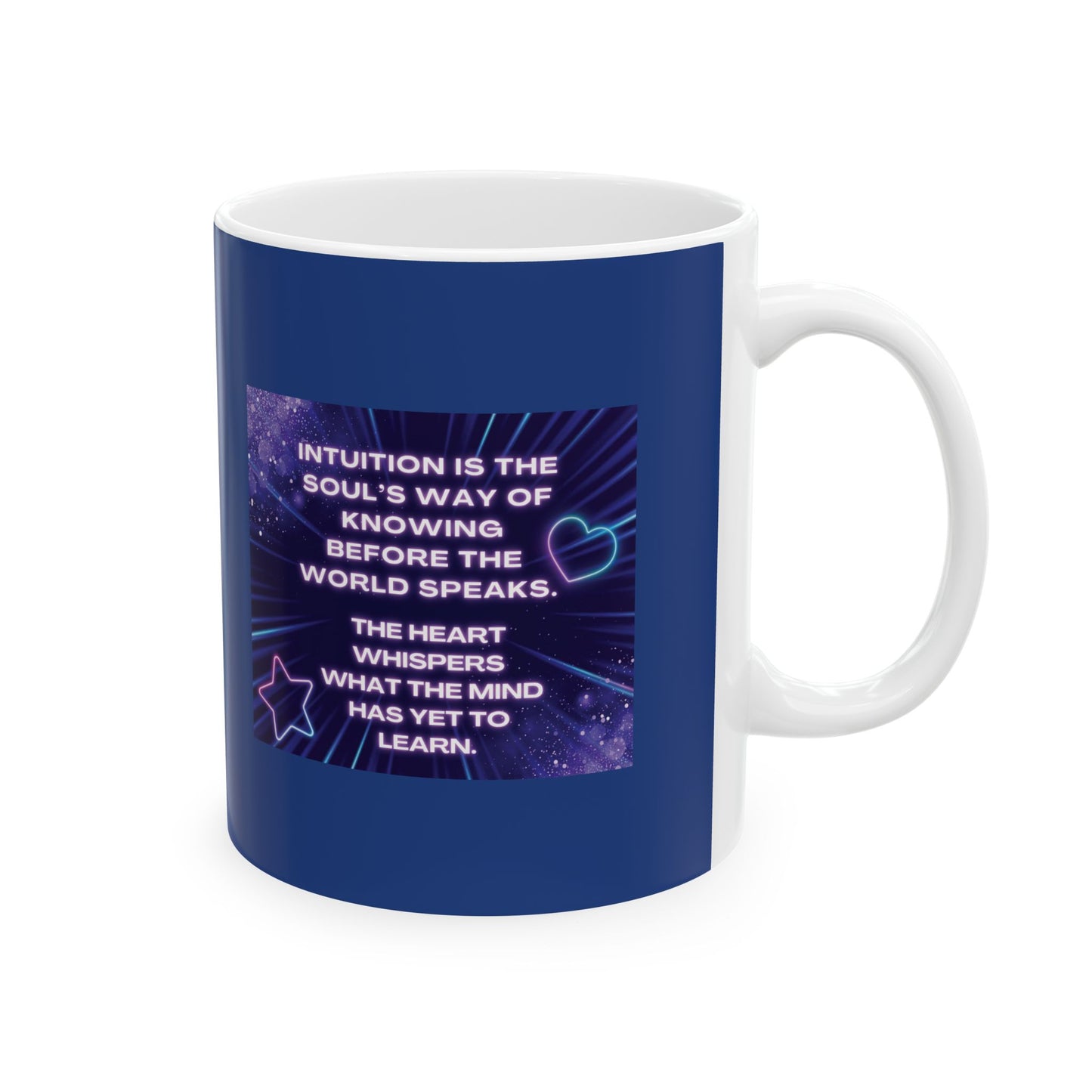 Cosmic Wisdom Ceramic Mug - Intuitive Soul Design (11oz, 15oz)