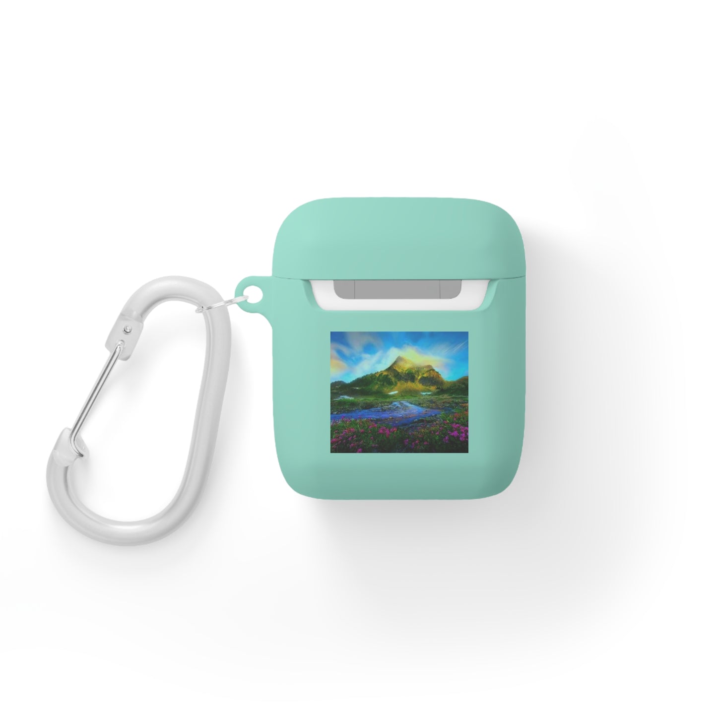 AirPods and AirPods Pro Case Cover - Mountain river design