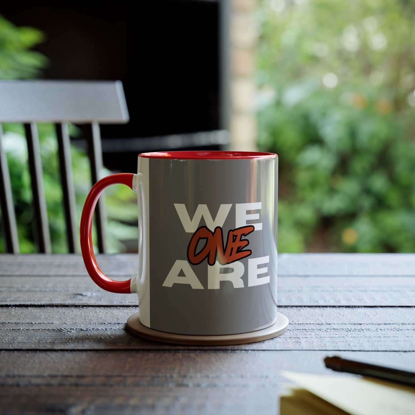 Two-Tone Coffee Mug - We Are One Design