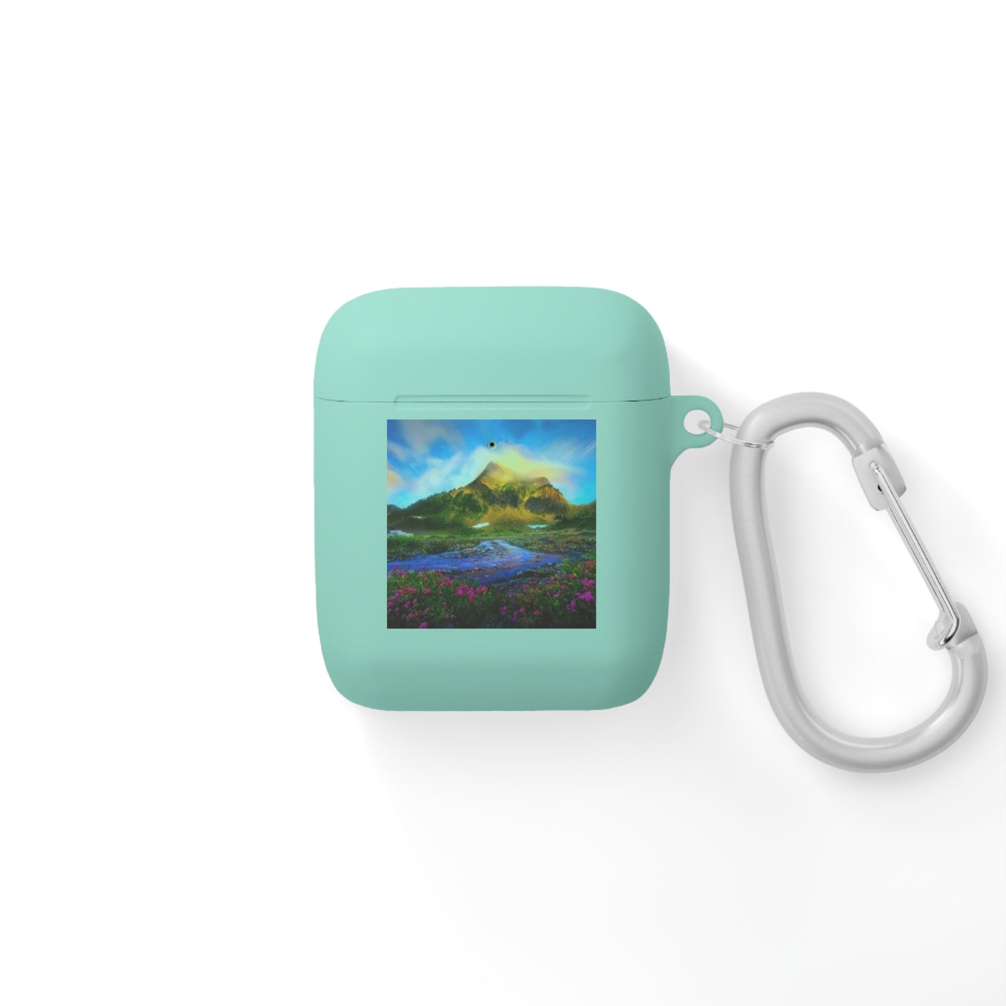 AirPods and AirPods Pro Case Cover - Mountain river design