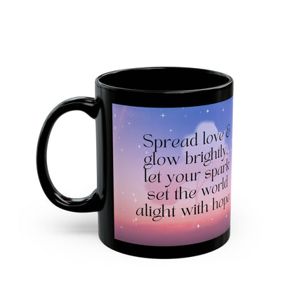 Inspirational Mug - Glow Brightly Design