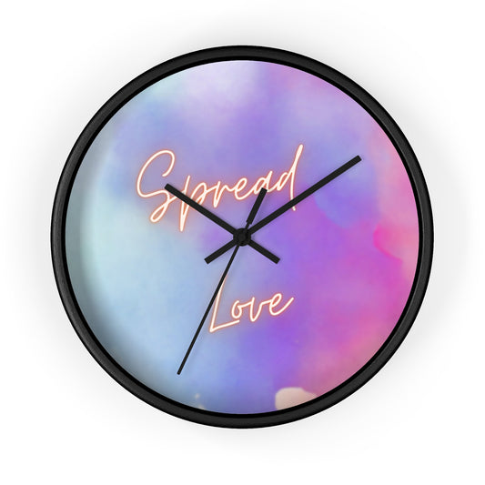 Spread Love Wall Clock