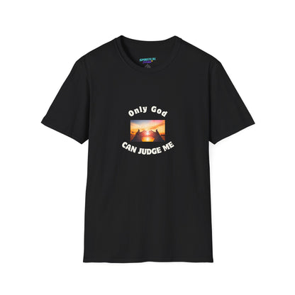 Only God Can Judge Me unisex softstyle cotton T-Shirt