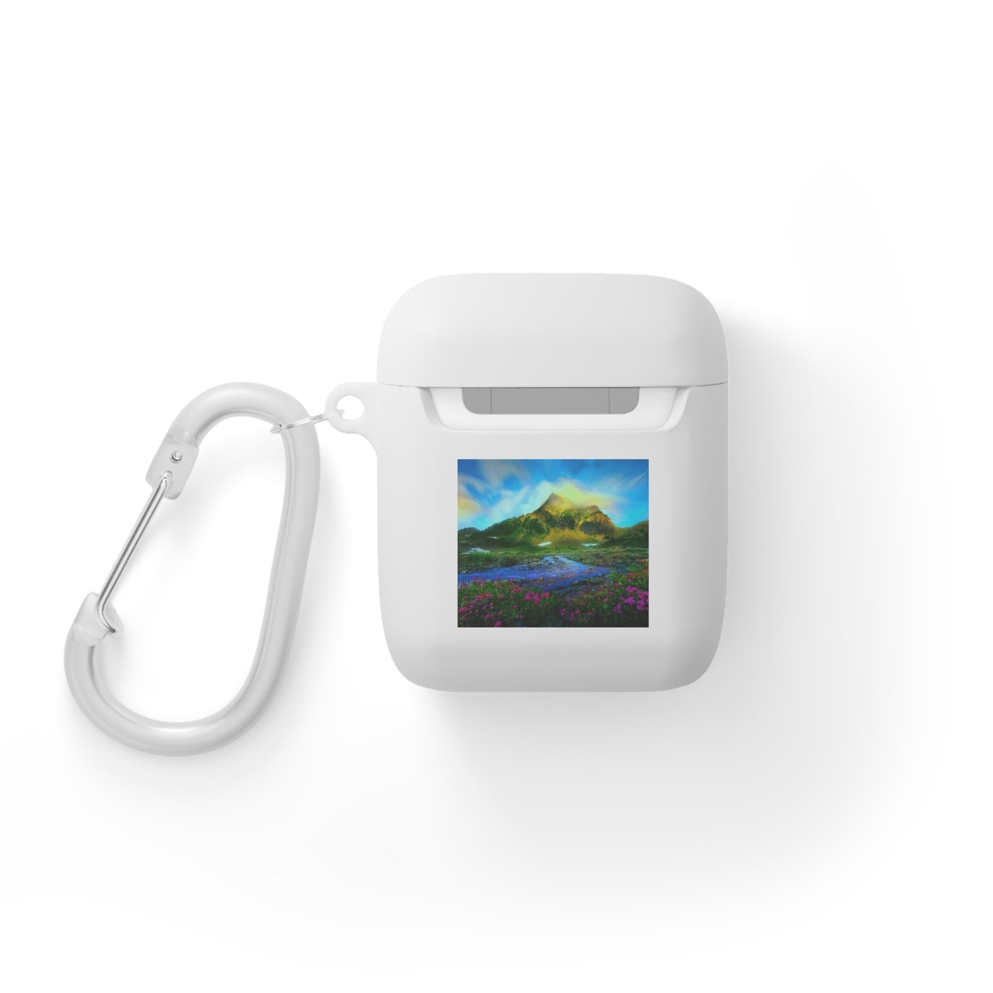 AirPods and AirPods Pro Case Cover - Mountain river design