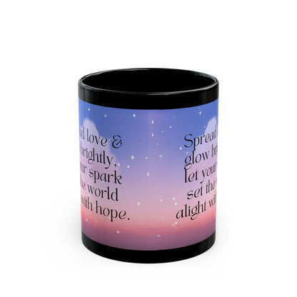 Inspirational Mug - Glow Brightly Design