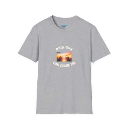 Only God Can Judge Me unisex softstyle cotton T-Shirt