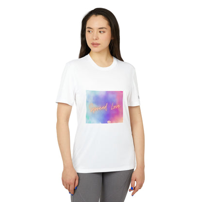 Adidas Motivational Sport T-shirt - Spread Love Design