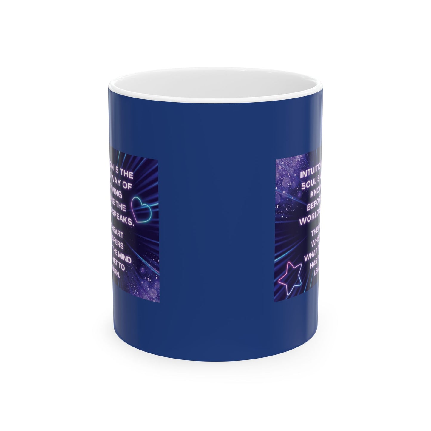 Cosmic Wisdom Ceramic Mug - Intuitive Soul Design (11oz, 15oz)
