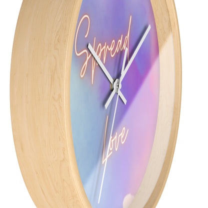 Spread Love Wall Clock