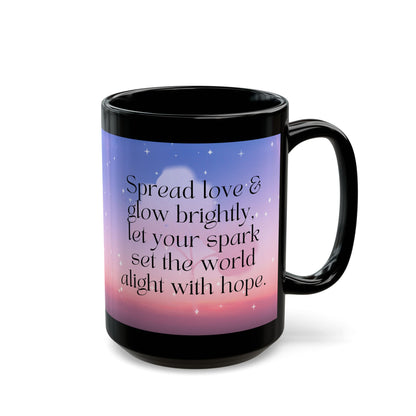 Inspirational Mug - Glow Brightly Design