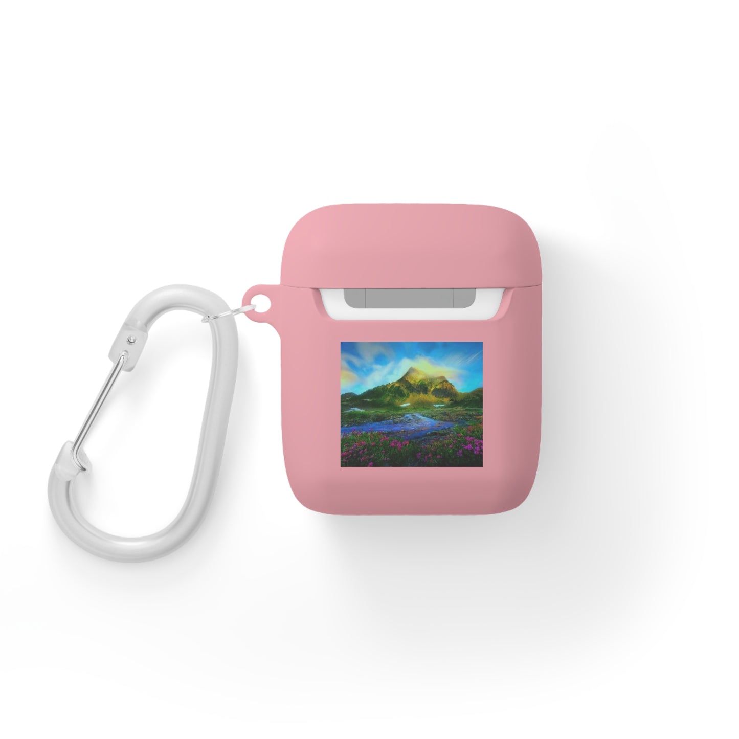 AirPods and AirPods Pro Case Cover - Mountain river design