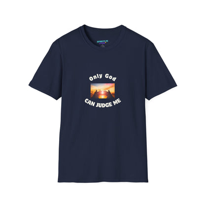 Only God Can Judge Me unisex softstyle cotton T-Shirt