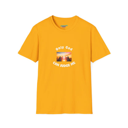 Only God Can Judge Me unisex softstyle cotton T-Shirt