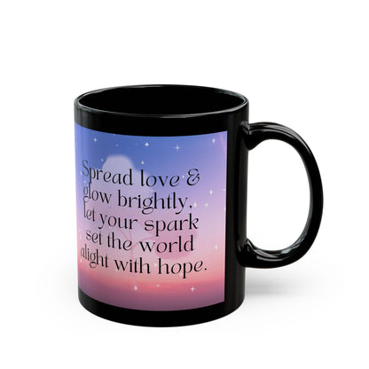 Inspirational Mug - Glow Brightly Design