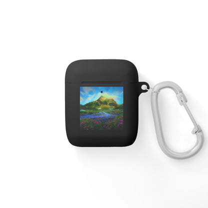 AirPods and AirPods Pro Case Cover - Mountain river design