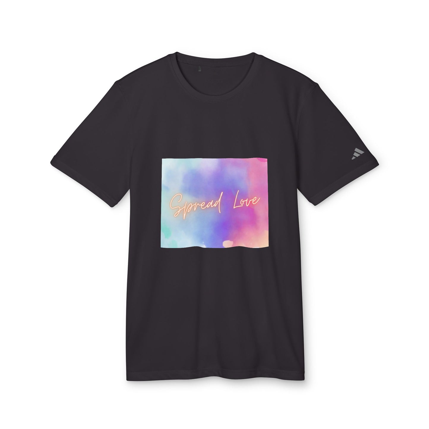 Adidas Motivational Sport T-shirt - Spread Love Design