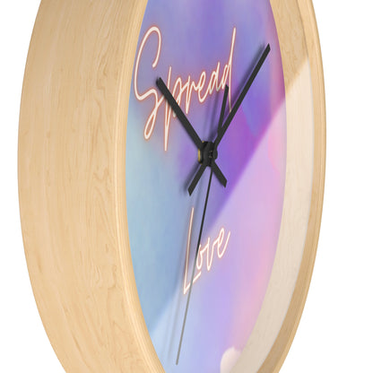 Spread Love Wall Clock