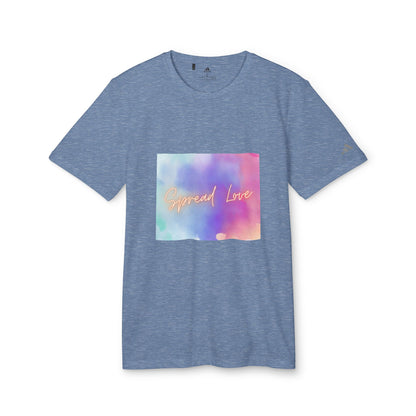 Adidas Motivational Sport T-shirt - Spread Love Design