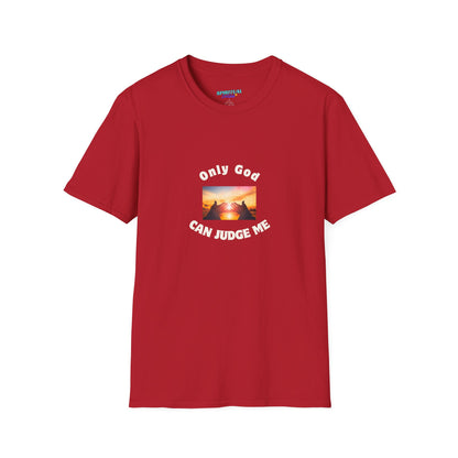 Only God Can Judge Me unisex softstyle cotton T-Shirt