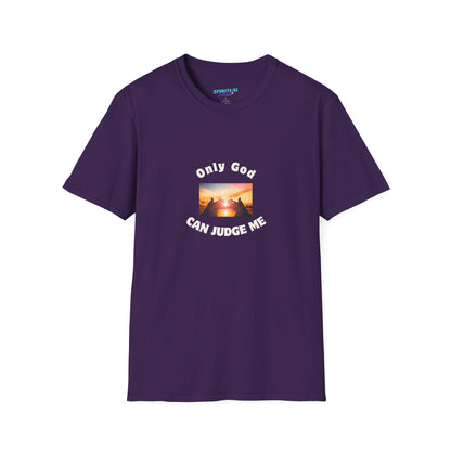 Only God Can Judge Me unisex softstyle cotton T-Shirt