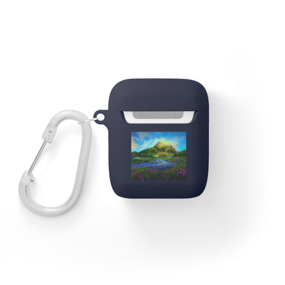 AirPods and AirPods Pro Case Cover - Mountain river design