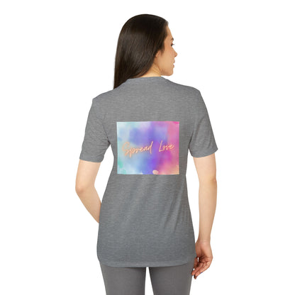 Adidas Motivational Sport T-shirt - Spread Love Design