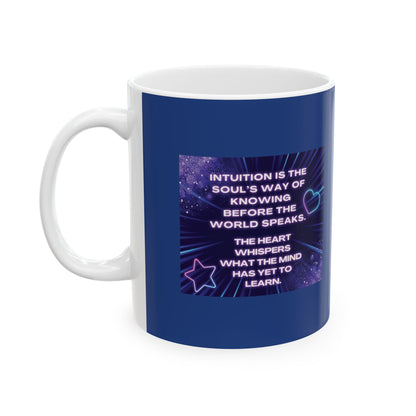 Cosmic Wisdom Ceramic Mug - Intuitive Soul Design (11oz, 15oz)